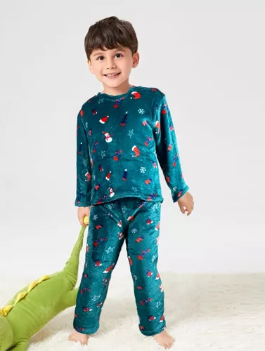 Pijamas Para Niño Polar Súper Calientita Set 2 Pza Muy Suave