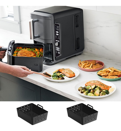 Juego De Accesorios De Silicona Airfryer De Doble Capa, 2 Pi