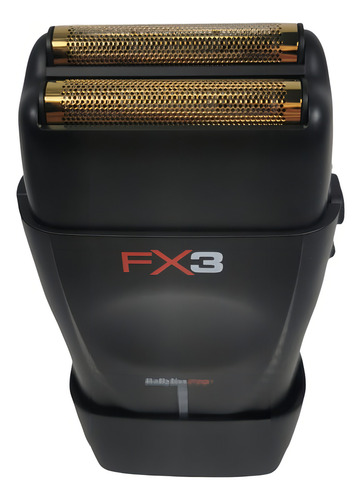 Afeitadora Fx3 Babyliss Pro Recargable Color Negro