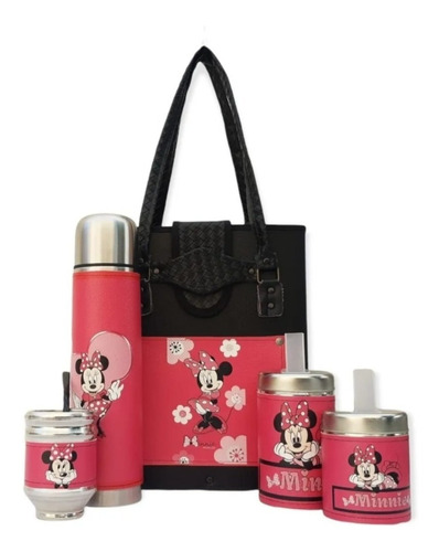 Set Matero Kit De Mate Completo Minnie Mouse ! Disney