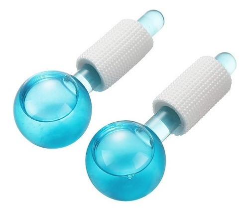 Bolas Cristal Hielo Frio Masajeador Facial Tonifica X2