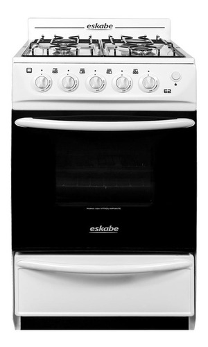 Cocina Eskabe 52 Cm Co E2 Bc G15 Gas Natural Blanca