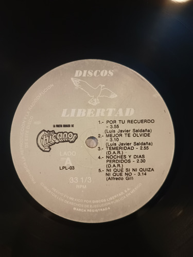 La Nueva Imagen De Los Chicanos Disco De Vinilo Lp Original (Usado)