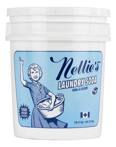 Nellie's Laundry Soda - Cubo De Lavanderia De 1100 Cargas