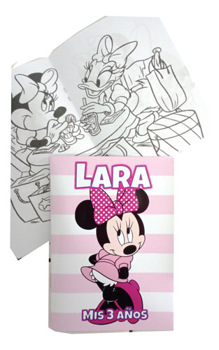 Souvenir Minnie Mouse - 20 Libritos Colorear 14x10cm