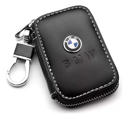 Capa Chave Bmw Proteção Em Couro M2 M3 M5 X1 X2 Z4 330i I3 Cor Preto