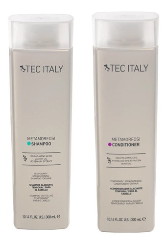 1 Shampoo Metamorfosi 1 Acondicionador Metamorfosi Tec Italy