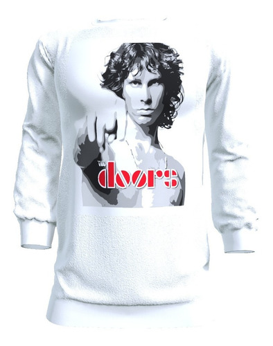 Poleron Jim Morrison Vocalista The Doors 100% Algodon