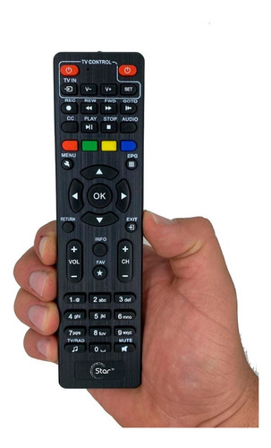 Imagen 1 de 1 de Control Remoto Star Tv Decodificador + Pilas Gratis