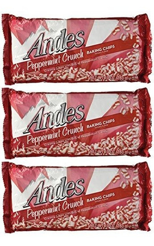 Andes, Chips Para Hornear De Menta Crujiente, Bolsa De 10 Oz