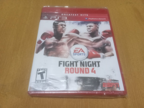 Juego De Ps3 Fight Night Round 4, Físico Y Sellado (Usado)