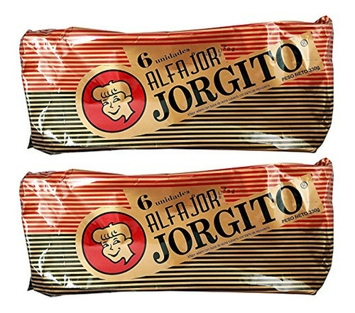 Jorgito Alfajor De Dulce De Leche Con Cobertura De Chocolate