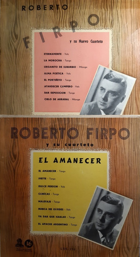 2 Discos 10' 25cm Roberto Firpo El Amanecer Colección Impec!