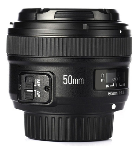 Lente Yongnuo Nikon 50mm Grand Apertura 1.8 D5300 D3400 Mf Af