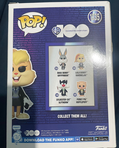 Funko Pop Lola Bunny Ravenclaw #1335 Nycc 2023 Fall Conventi (Usado)