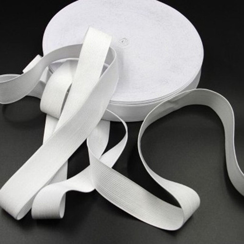Imagen 1 de 2 de Elástico Industrial Super Reforzado 25m X 35mm Blanco