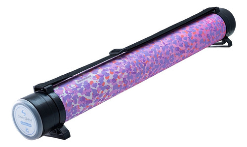 Tubo Portaplanos Sherglass 65 Cm Spotty Pink Porta Planos