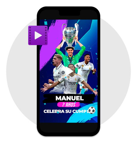 Video Invitación Real Madrid - Premium