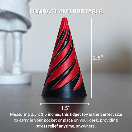 Juguete De Descompresión De Cono En Espiral Impossible Cone