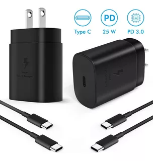Usb C Charger, 25w Pd Wall Charger Compatible For Samsung Ga