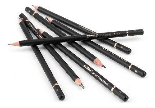 Set De Lápices De Dibujo Profesional Nyoni De 4h 12b, ...