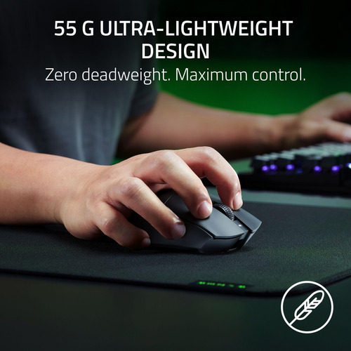 Raton Inalambrico Razer Hyperspeed 55g Usb C 100hr 26k Negro