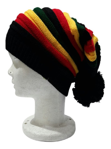 Imagen 3 de 9 de Gorro Tam Jamaiquino Reggae Rasta Para Dreadlocks Unisex Bob