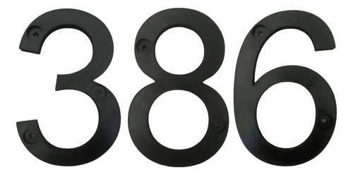 3d Números Para Departamentos, Mxgnb-386, Número 386, 17.7cm