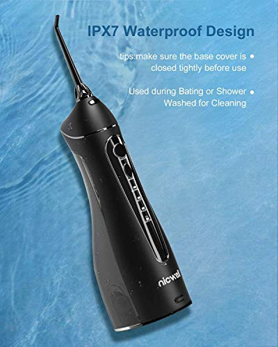 Flosser De Agua Inalambrico Para Dientes Nicwell, 4 Modos