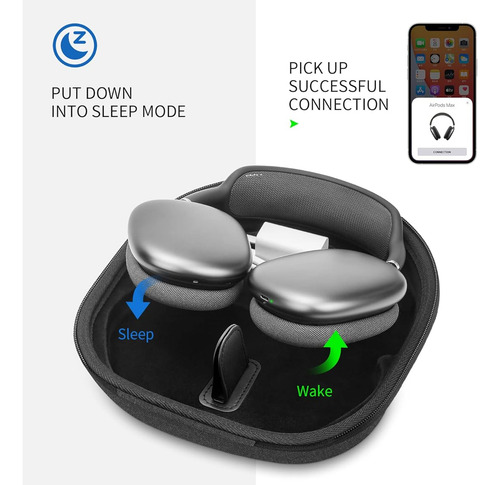 Estuche Protector Para AirPods Max Color Negro
