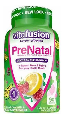   Vitafusion Prenatal Gummy Vitamins, 90 Unidades (el Empaqu