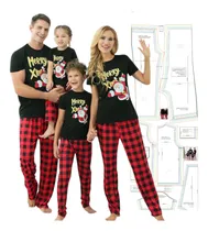Comprar Moldes De Pijamas Navideñas