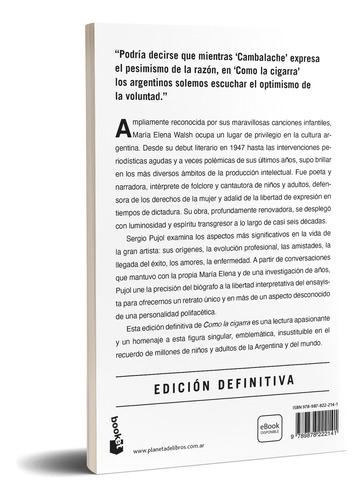 Como La Cigarra. Biografía De Maria Elena Walsh - S. Pujol