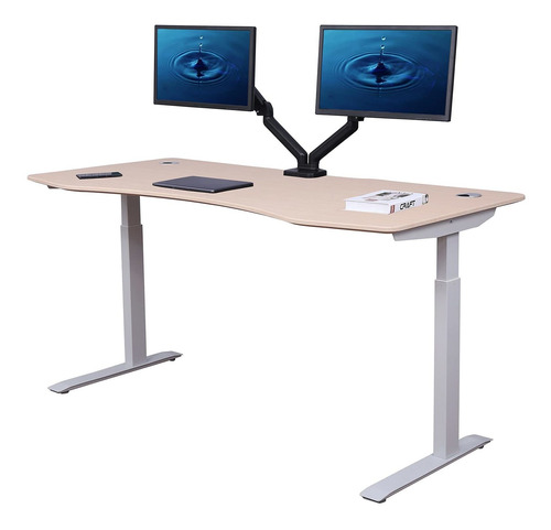 Apexdesk Et60-oak Elite Pro Series 60 Pulgadas De W Escrito.