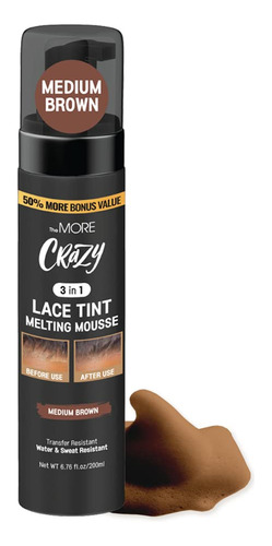 The More Crazy 3 En 1 Mousse De Tinte De Encaje 6.76 Fl Oz |