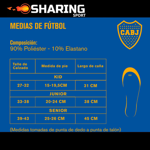 Short Boca Juniors Entrenamiento Par Medias Xeneize Azul Oro