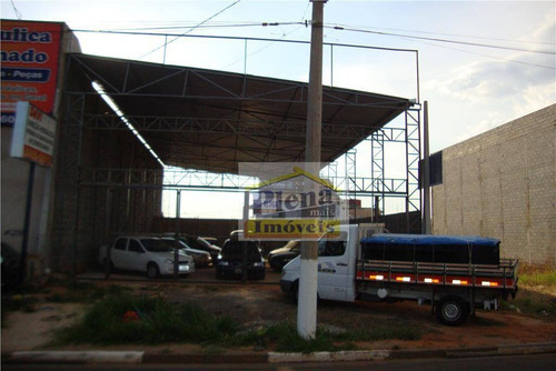 Barracão Comercial Para Locação, Resindencial Golden Park, Hortolândia. - Ba0041