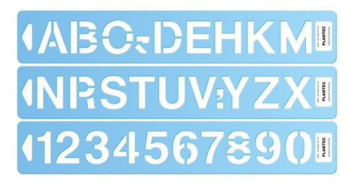 Letras Y Numeros Plantec Helvetica En Pvc 60 Mm 12260