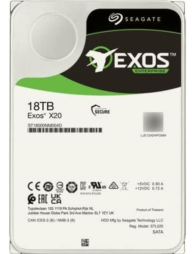 Seagate Exos X20 St18000nm004d