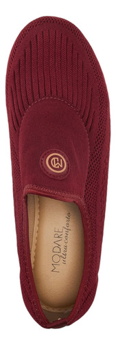 Tênis Feminino Em Material Têxtil Slip On Modare
