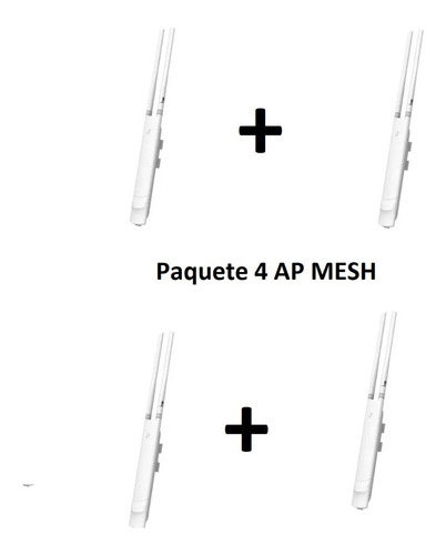 4 Punto De Acceso Exterior Mesh Tp-link Outdoor 4 Ap