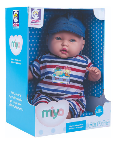 Boneco Miyo Menino Fofinho 2246 Cotiplás