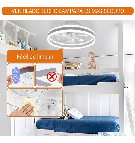 Gosun 2 En 1 Ventilador De Techo Bajo Consumo Moderno Con Luz Mchb0060