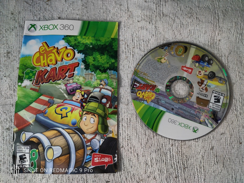 Chavo Kart Xbox 360 Solo Disco Y Manual 