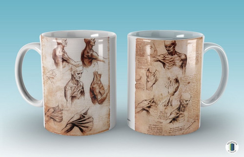 Taza Mug Diseño Da Vinci - Botticelli Naci De Venus Y Más