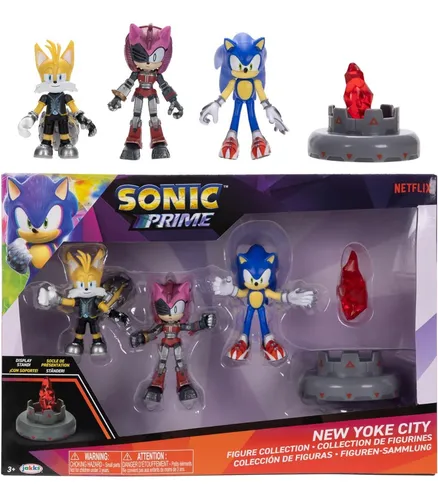 Sonic The Hedgehog Prime Ciudad New Yoke Set 3 Figuras