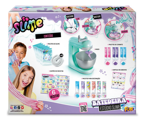 Fabrica De Slime Batedeira Estúdio Slime Fun - F0150-9