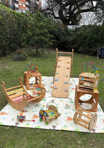 Alquilamos Plaza Blanda Para Cumpleaños!!!juegos Montessori