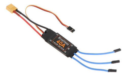 40a Motor Esc Sin Escobillas Xt60 Plug Durable Aviones Rc