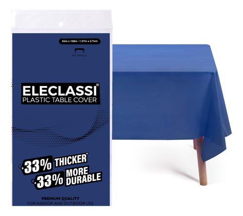 Eleclassi Paquete De 12 Manteles De Plastico Desechables De 